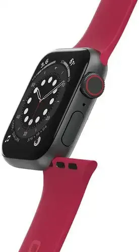 Top Rated Otterbox Apple Watch Silicone Strap (Red)  Last Few Pieces!