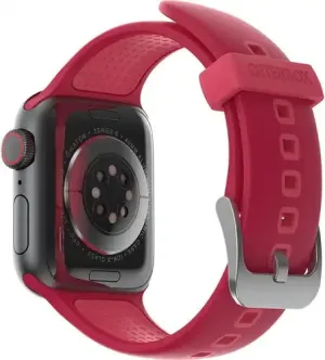 Top Rated Otterbox Apple Watch Silicone Strap (Red)  Last Few Pieces!