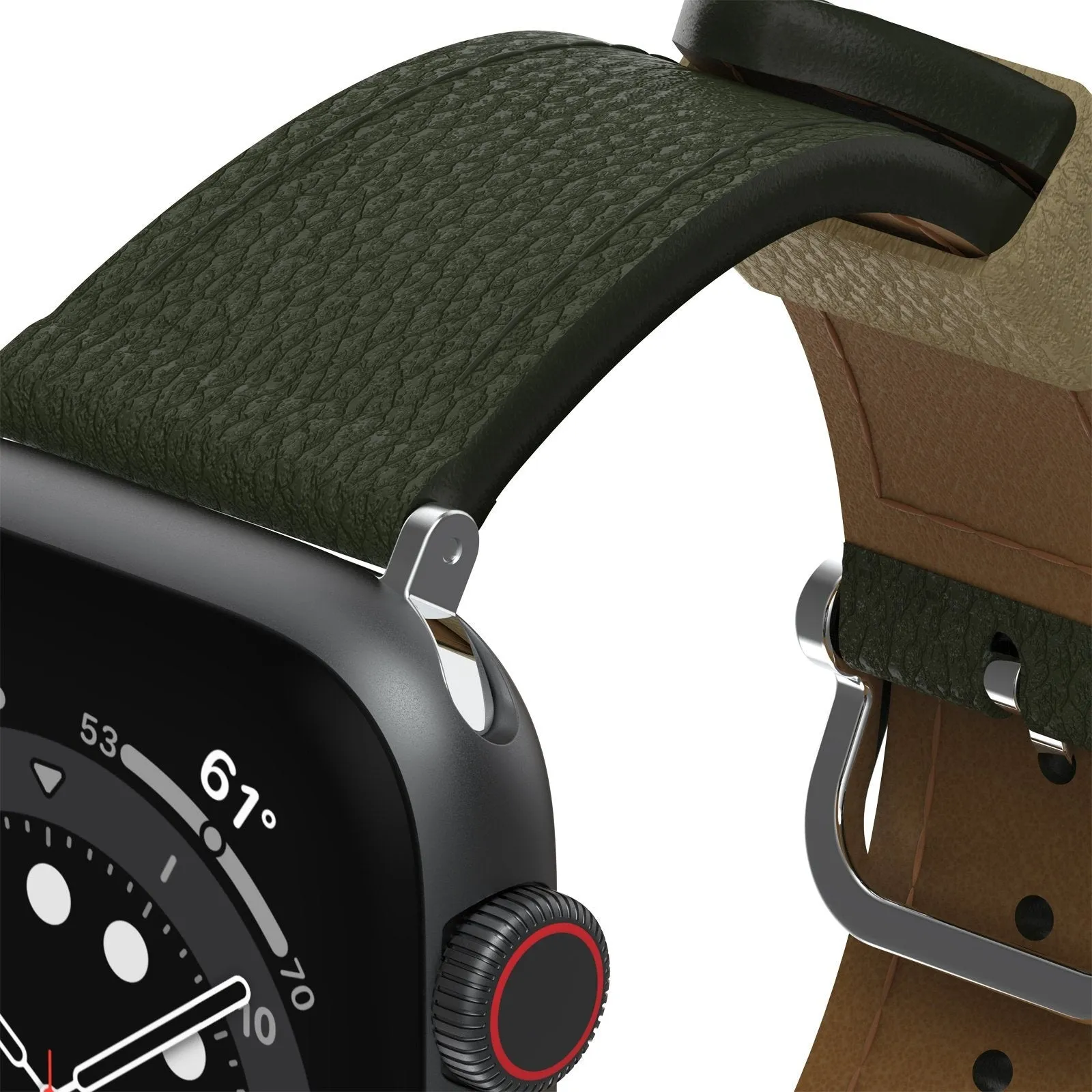Top Rated Otterbox Apple Watch Symmetry Cactus Leather Strap (Green)  Stylish & Comfortable
