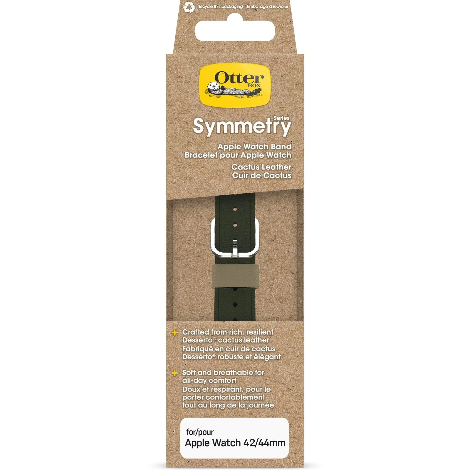 Top Rated Otterbox Apple Watch Symmetry Cactus Leather Strap (Green)  Stylish & Comfortable