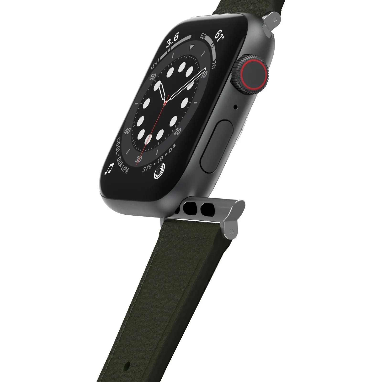 Top Rated Otterbox Apple Watch Symmetry Cactus Leather Strap (Green)  Stylish & Comfortable