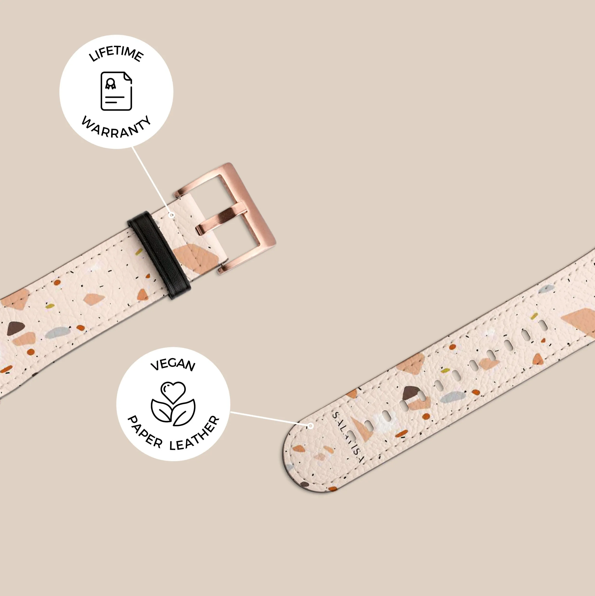 Top Rated Pink Terrazzo Wonderland Galaxy Watch Band  Almost Gone!