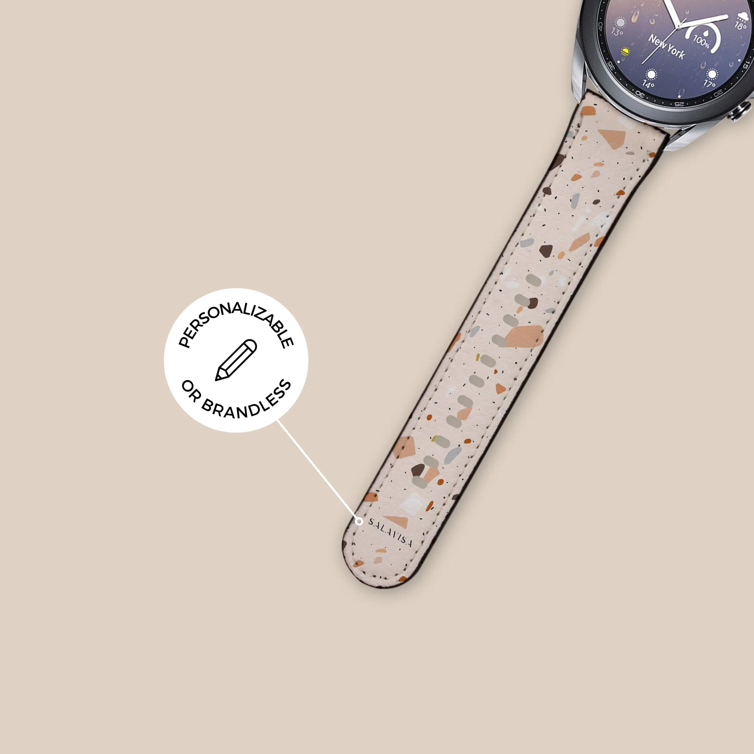 Top Rated Pink Terrazzo Wonderland Galaxy Watch Band  Almost Gone!