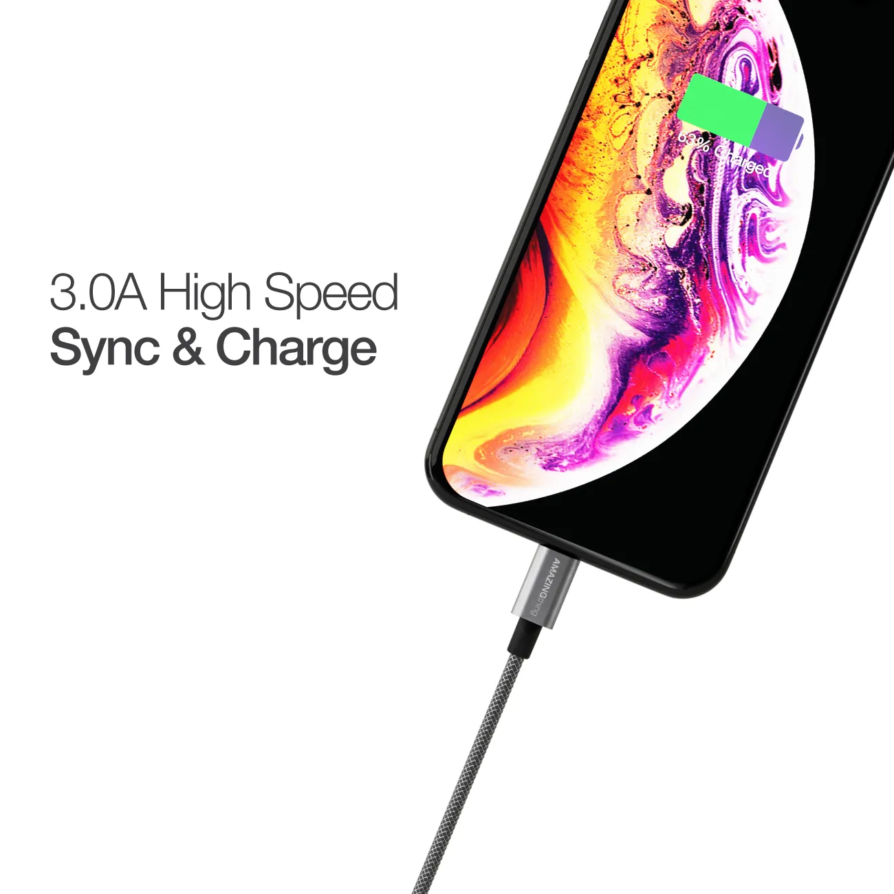 Top Rated Power Max PD Lightning  Type C  iPhone  1M (MFI)  Going Fast!