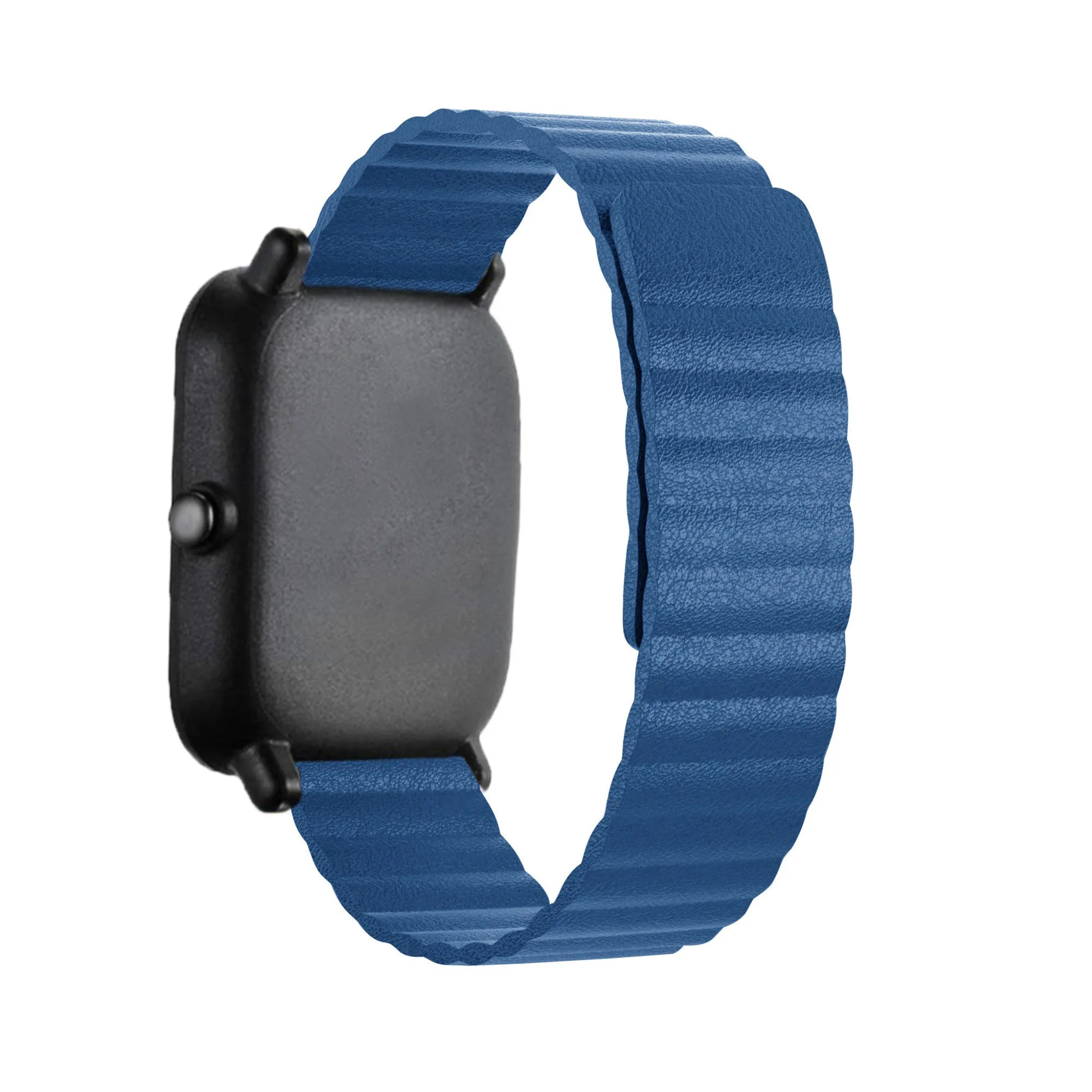 Top Rated Xiaomi Amazfit GTS Leather Loop Strap (Dark Blue)  Today Only!