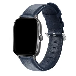 Top Rated Xiaomi Amazfit GTS Leather Strap (Dark Blue)  Limited Stock!