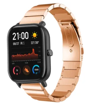 Top Rated Xiaomi Amazfit GTS Metal Strap (Rose Gold)  Limited Release!