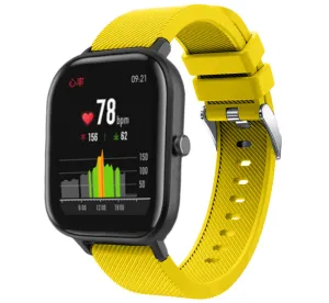 Top Rated Xiaomi Amazfit GTS Silicone Strap (Yellow)  Limited Availability!
