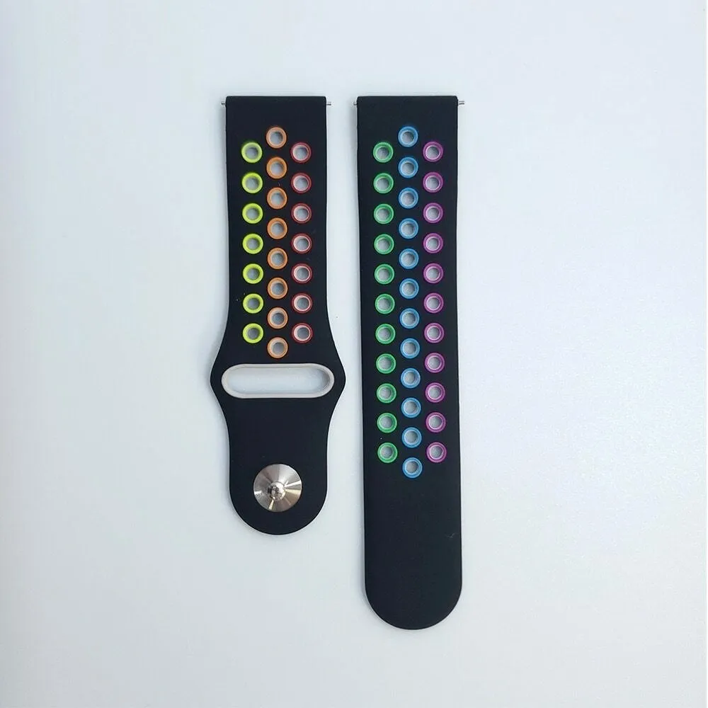 Top Rated Xiaomi Amazfit GTS Sport Strap (Black/Rainbow)  Limited Availability!