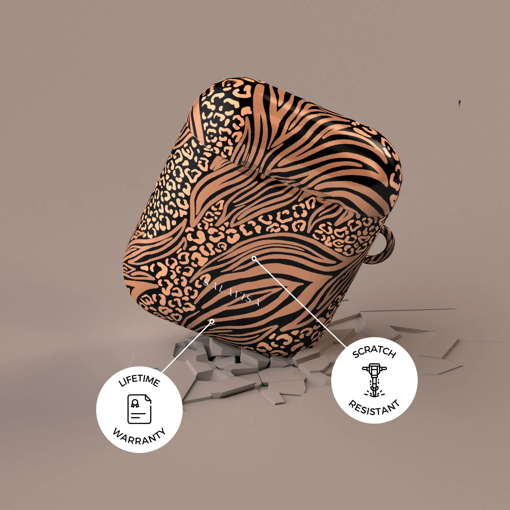 Top Rated Zebra Leopard AirPods Case  Last Few Pieces!