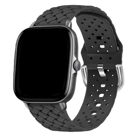 Trending Now Amazfit GTS 2 Braided Silicone Strap (Black)  Today Only!