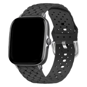 Trending Now Amazfit GTS 2 Braided Silicone Strap (Black)  Today Only!