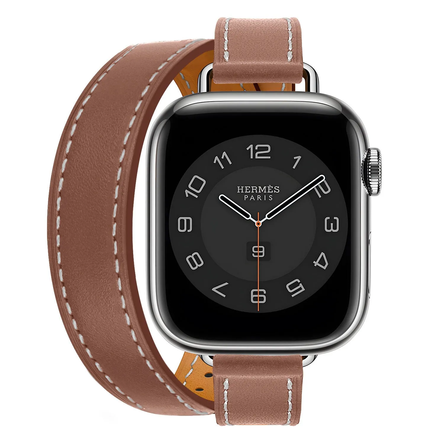 Trending Now Apple Watch Leather Double Tour Strap (Brown)  Limited Release!