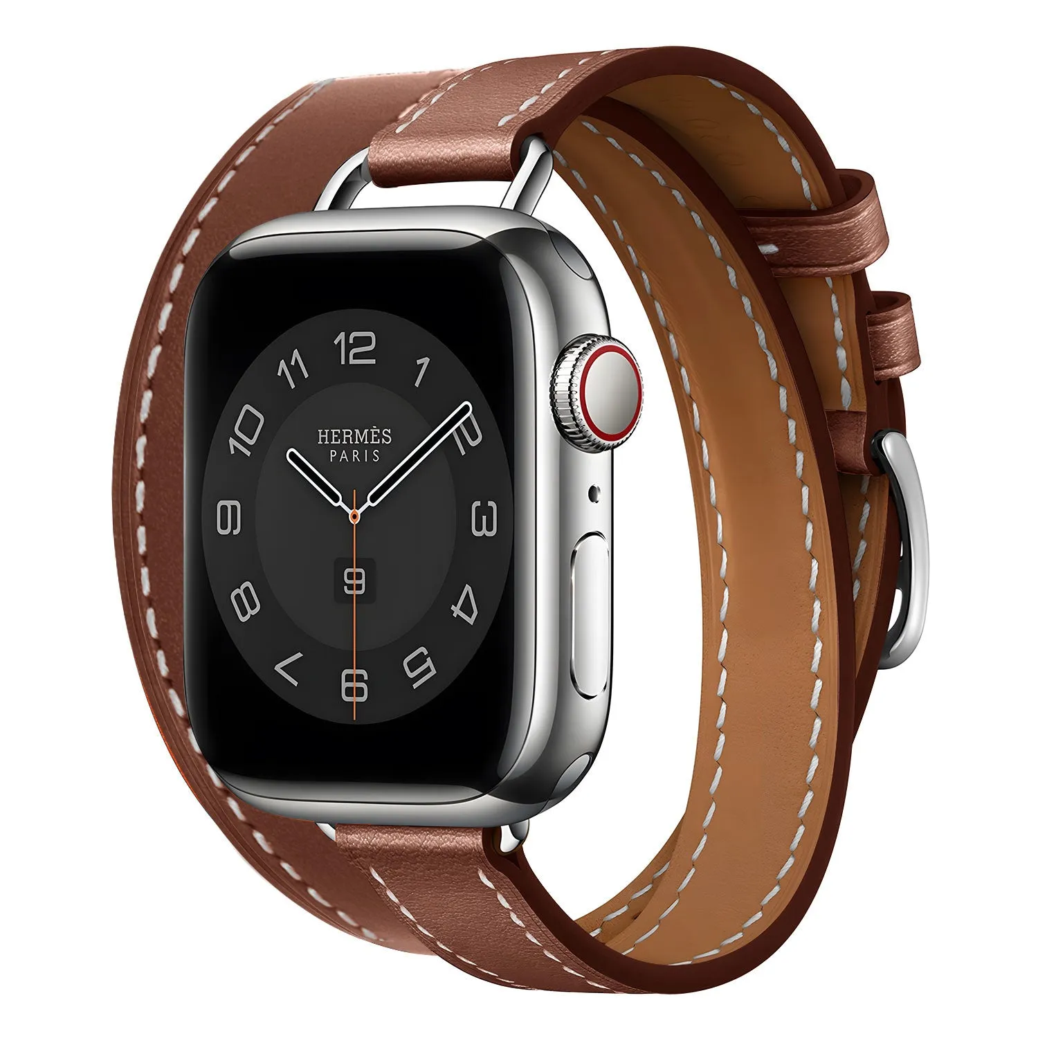 Trending Now Apple Watch Leather Double Tour Strap (Brown)  Limited Release!