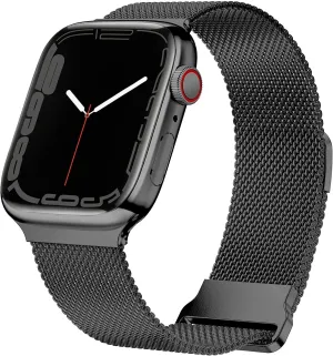 Trending Now Apple Watch Milanese Strap with Buckle (Black)  Almost Gone!