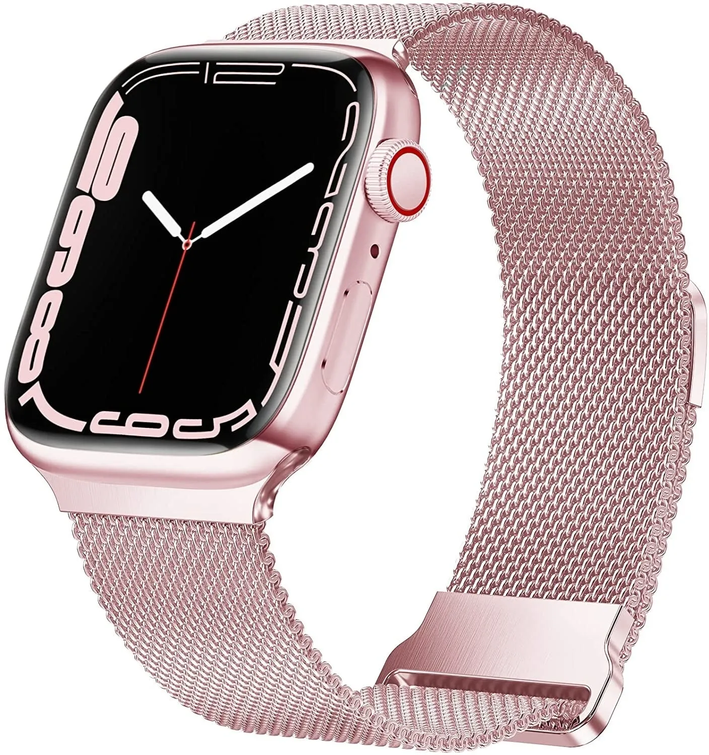 Trending Now Apple Watch Milanese Strap with Buckle (Rose Pink)  Going Fast!