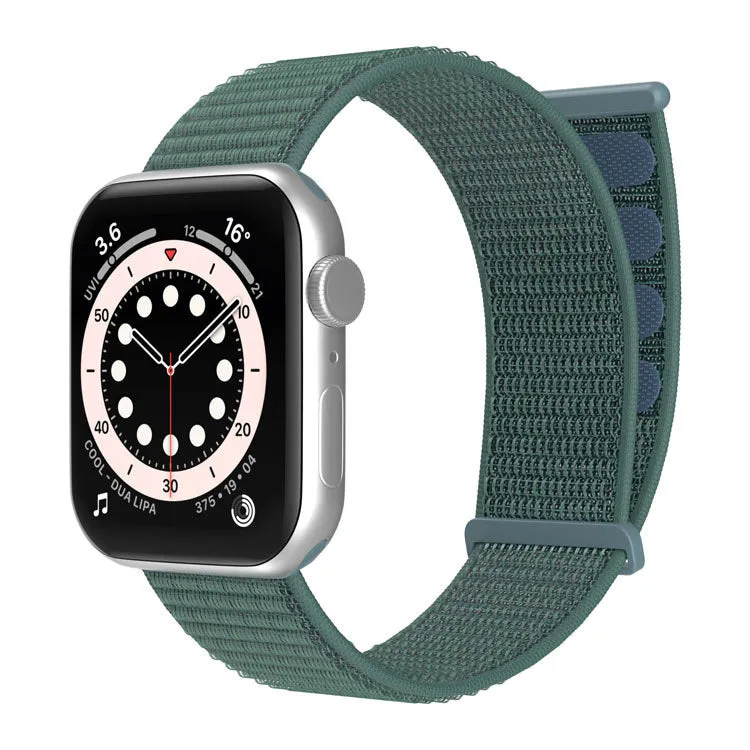 Trending Now Apple Watch Nylon Loop Strap (Pine Green)  Last Chance!