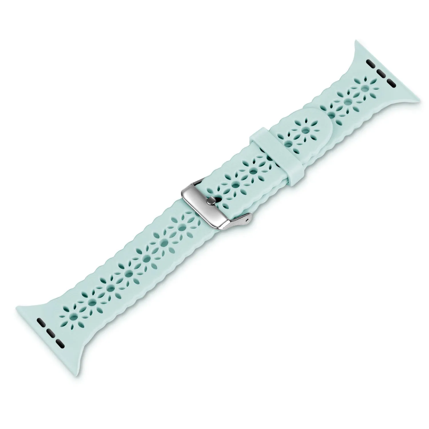 Trending Now Apple Watch Patterned Silicone Strap (Ocean Green)  Almost Gone!