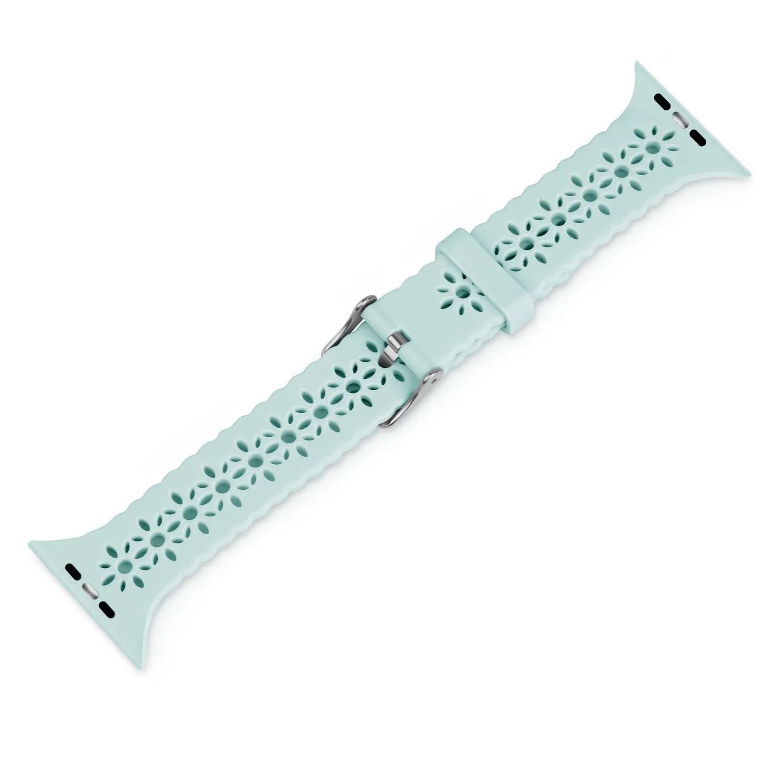Trending Now Apple Watch Patterned Silicone Strap (Ocean Green)  Almost Gone!