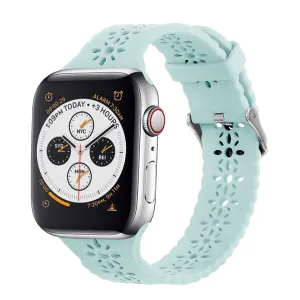 Trending Now Apple Watch Patterned Silicone Strap (Ocean Green)  Almost Gone!