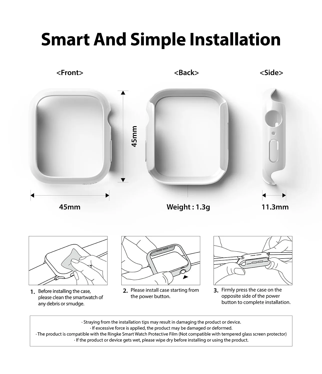 Trending Now Apple Watch Series (45mm) Case | Slim  Limited Stock!