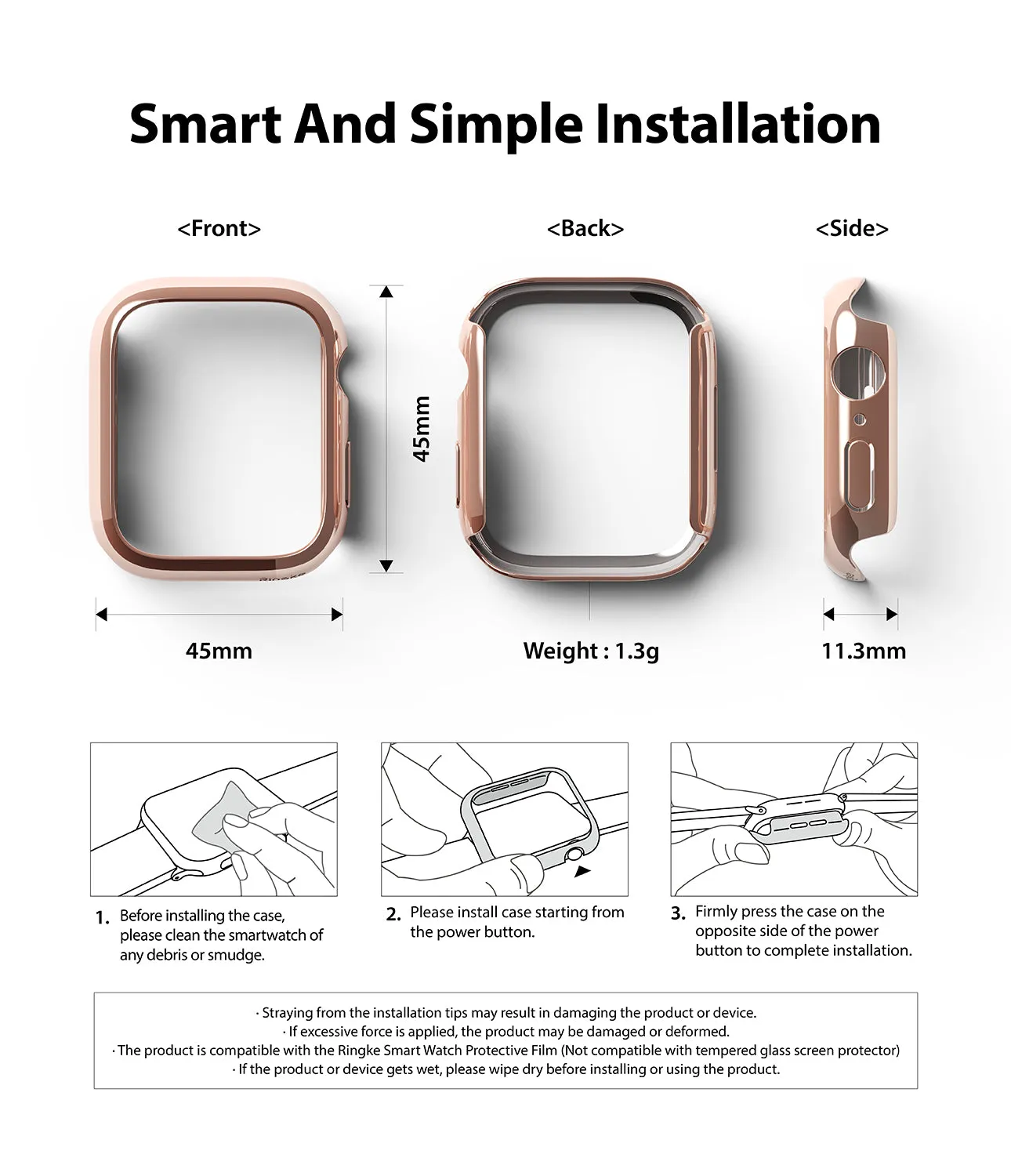 Trending Now Apple Watch Series (45mm) Case | Slim  Limited Stock!