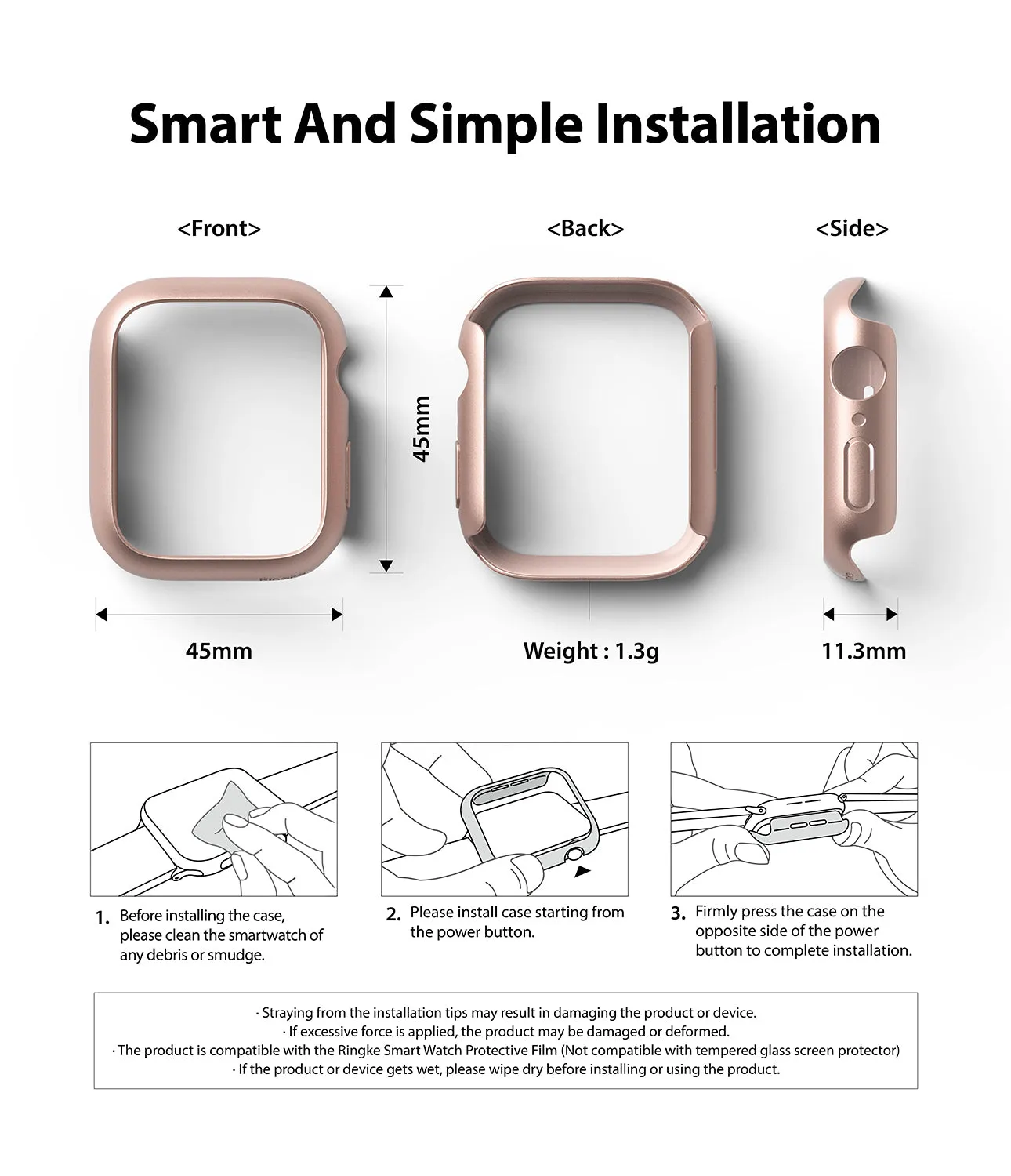 Trending Now Apple Watch Series (45mm) Case | Slim  Limited Stock!