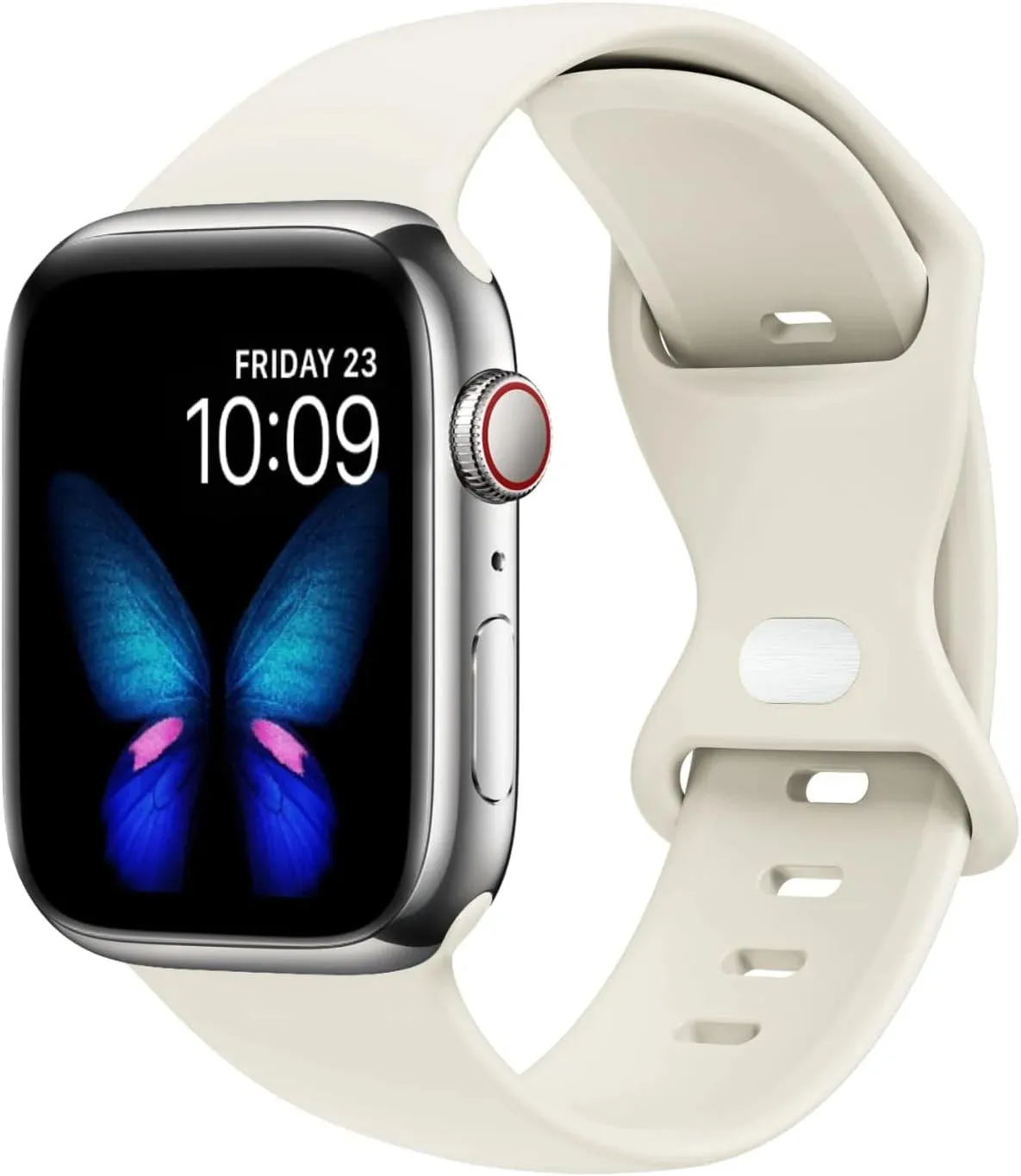 Trending Now Apple Watch Silicone Strap Classic (Beige)  Last Chance!