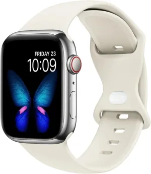 Trending Now Apple Watch Silicone Strap Classic (Beige)  Last Chance!