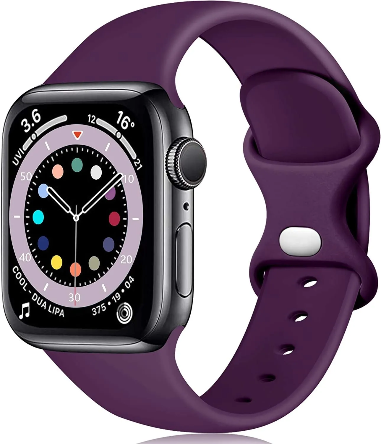 Trending Now Apple Watch Silicone Strap Classic (Dark Purple)  Last Chance!