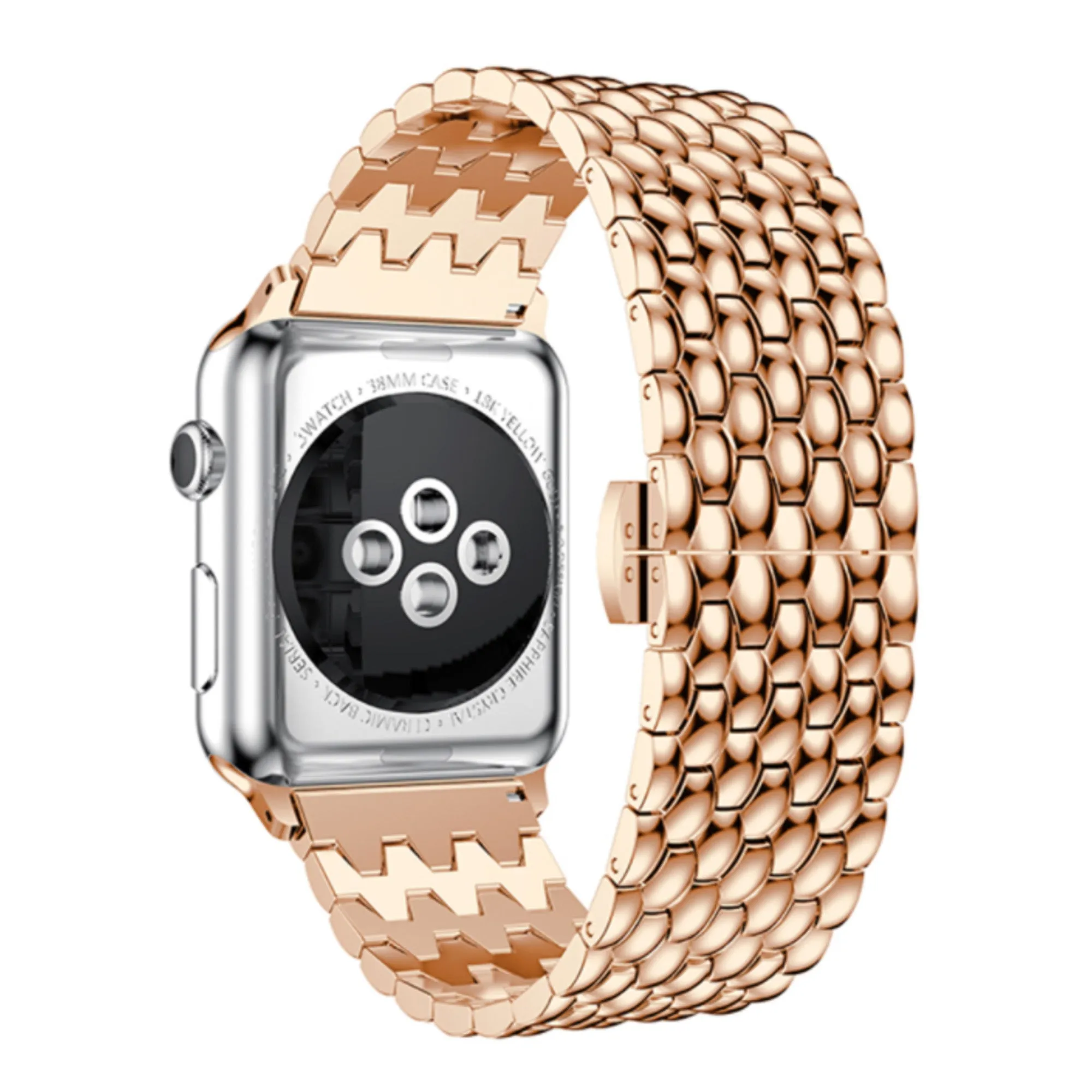 Trending Now Apple Watch Steel Strap Dragon (Rose Gold)  Limited Release!