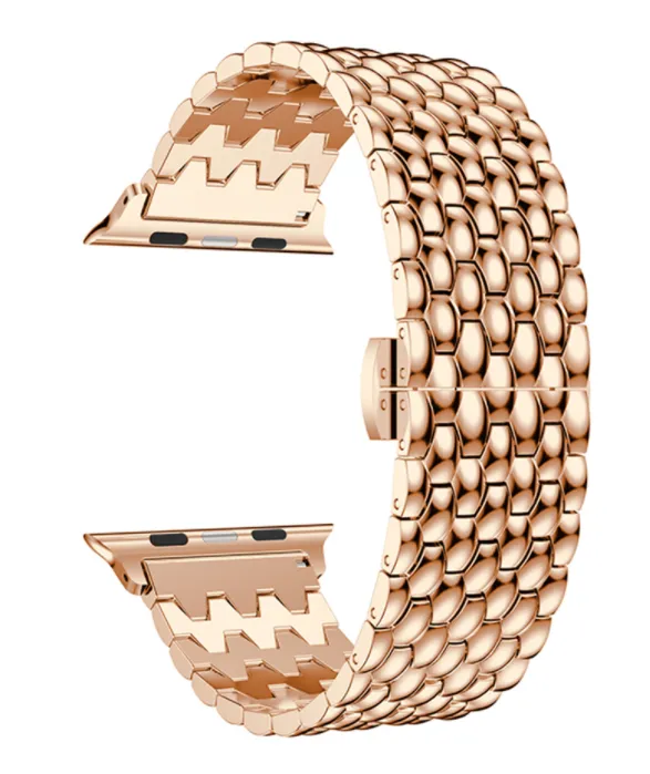 Trending Now Apple Watch Steel Strap Dragon (Rose Gold)  Limited Release!