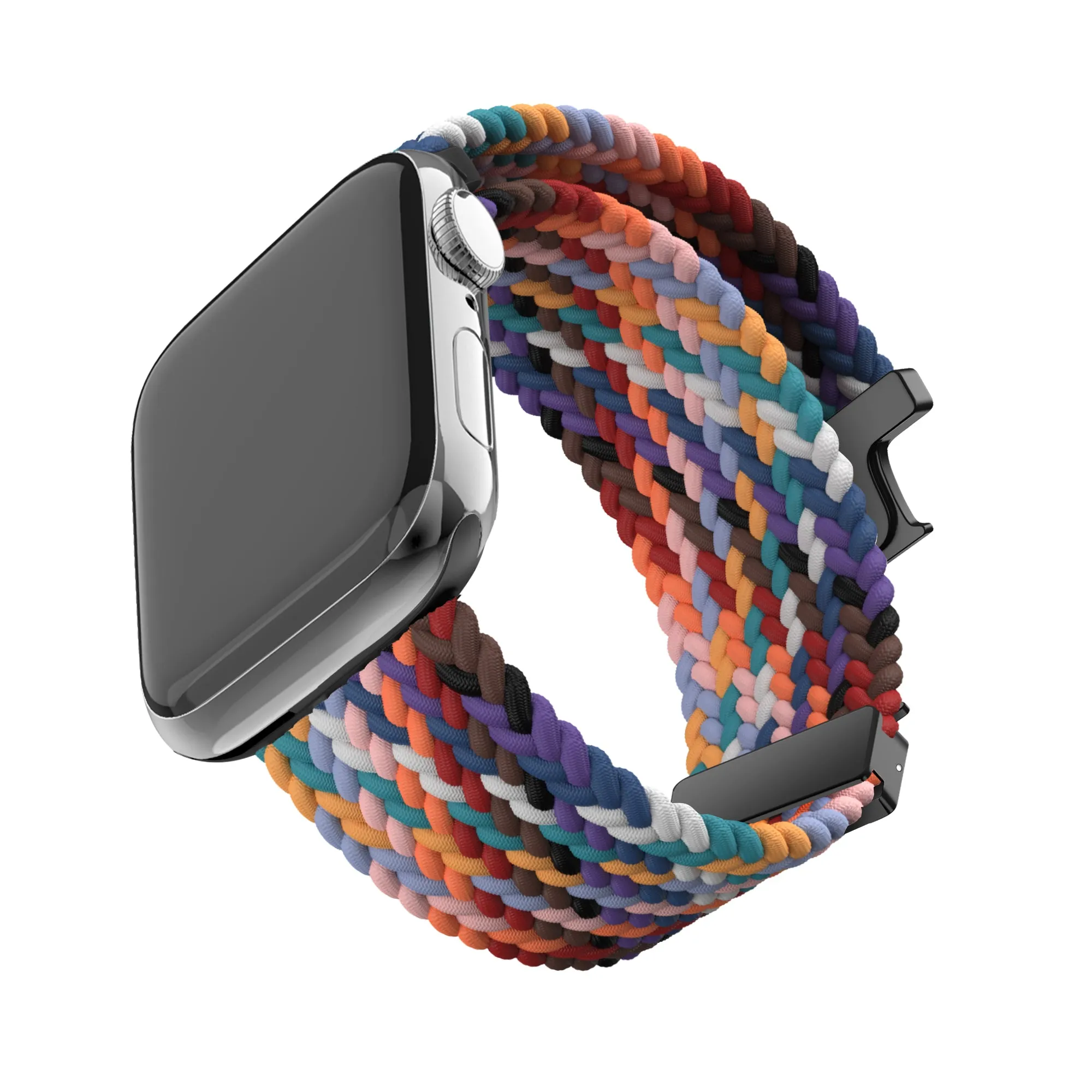 Trending Now Bandz Apple Watch Braided Nylon Strap with P-Buckle (Rainbow)  Almost Sold Out!