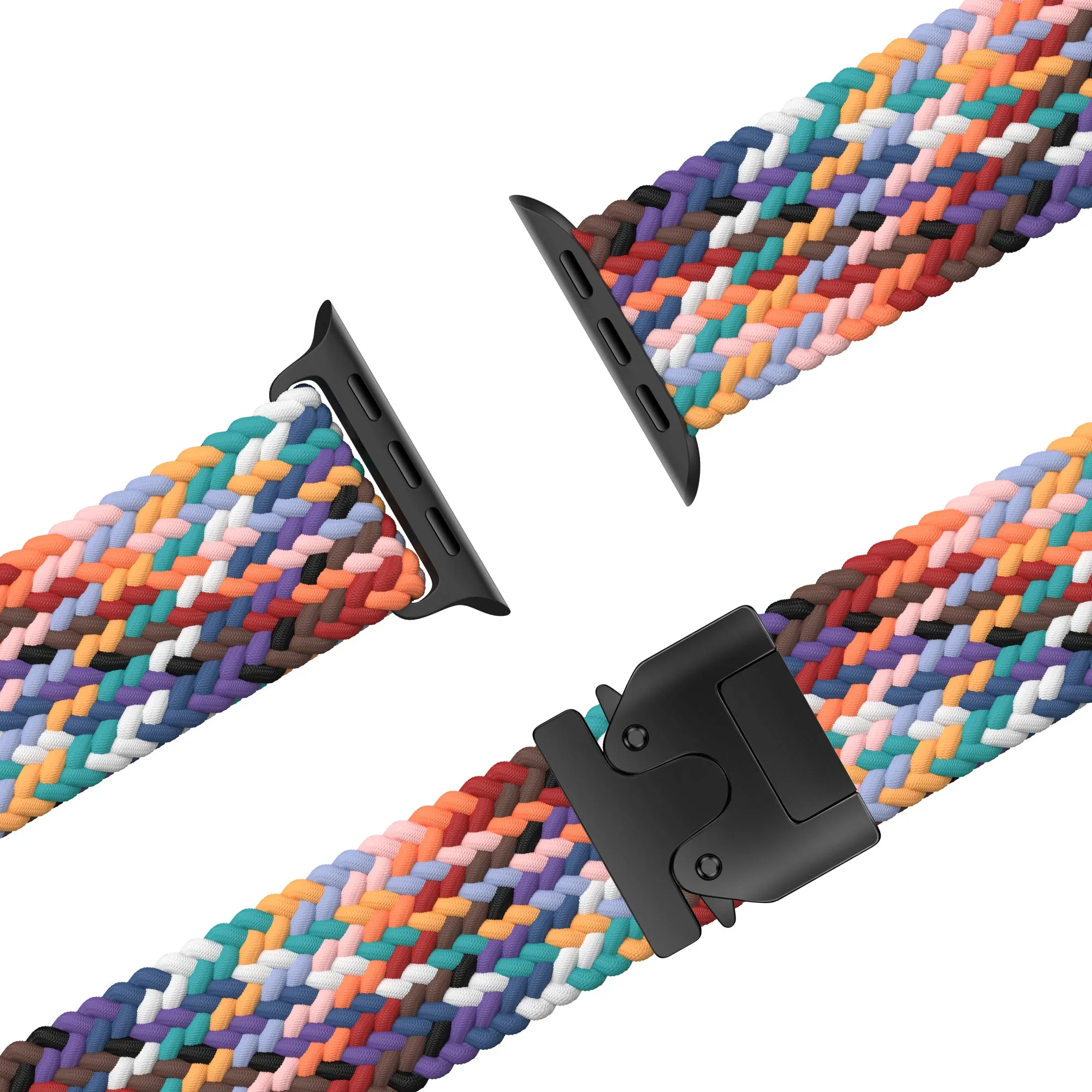 Trending Now Bandz Apple Watch Braided Nylon Strap with P-Buckle (Rainbow)  Almost Sold Out!