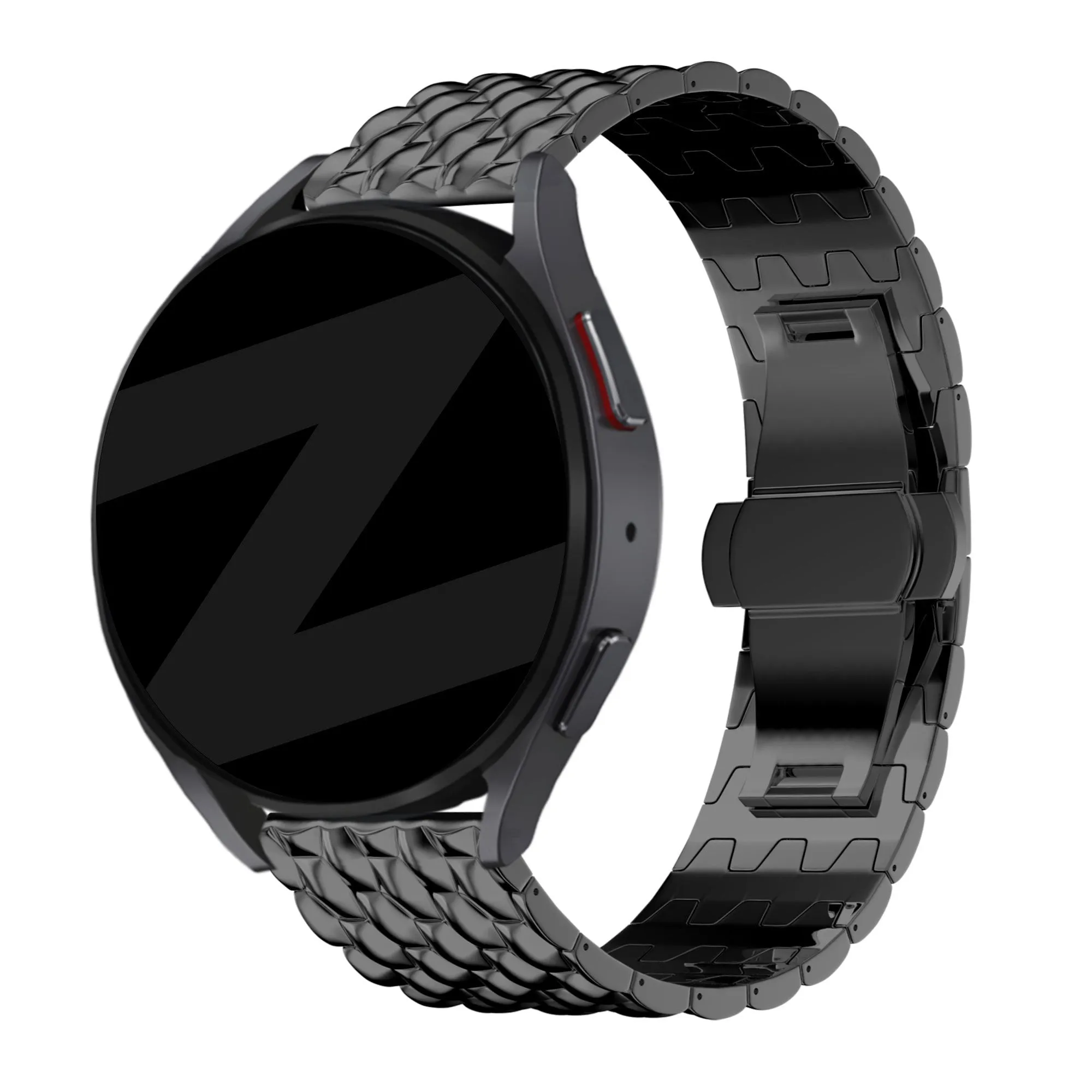 Trending Now Bandz Huawei Watch 5 - 46mm Steel Strap 'Dragon' (Black)  Almost Gone!