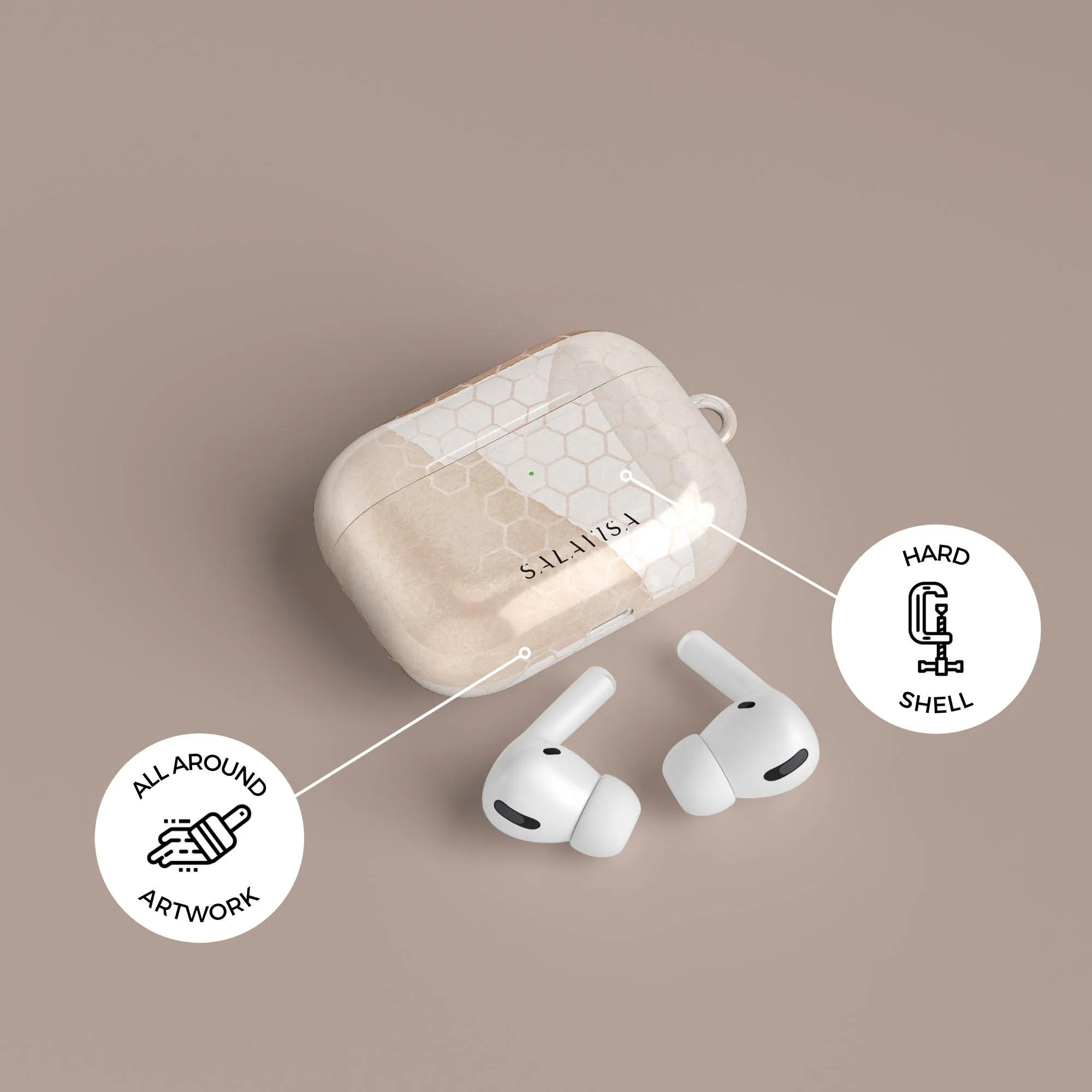 Trending Now Beige Aesthetic AirPods Case  Limited Release!