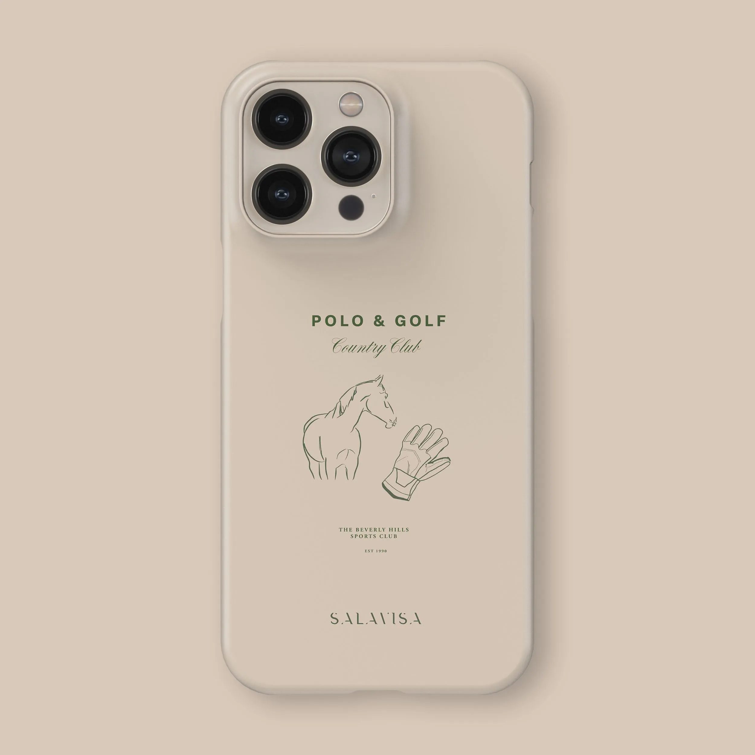 Trending Now Beige Country Club Phone Case  Stylish & Comfortable