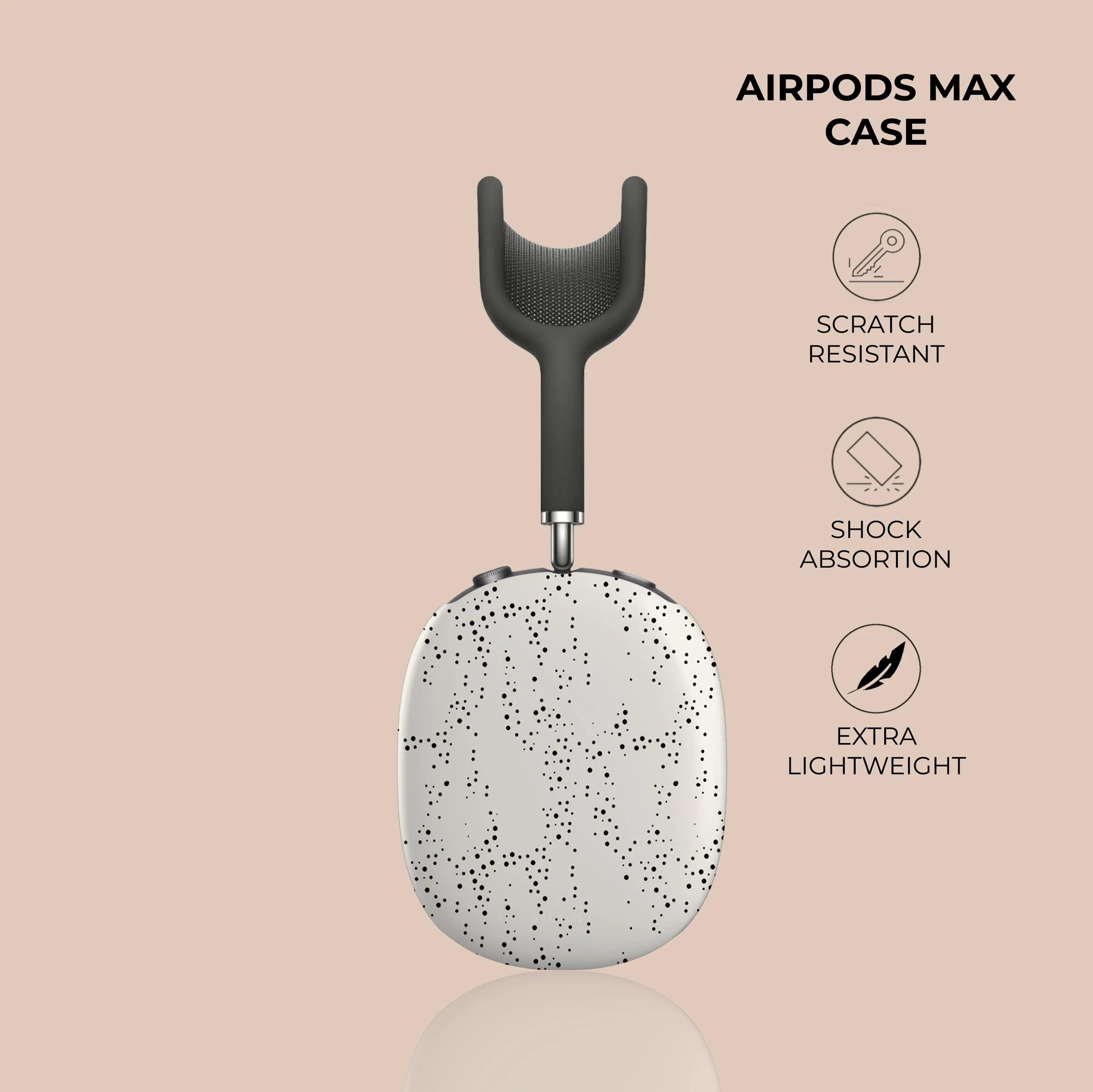 Trending Now Beige Dots AirPods Max Case  Today Only!