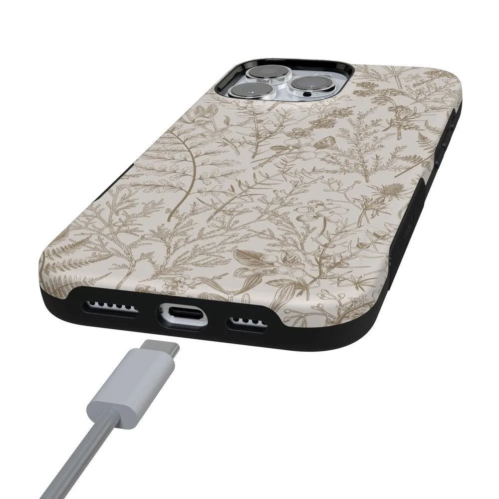 Trending Now Beige Garden | Neutral Floral Case  Limited Availability!