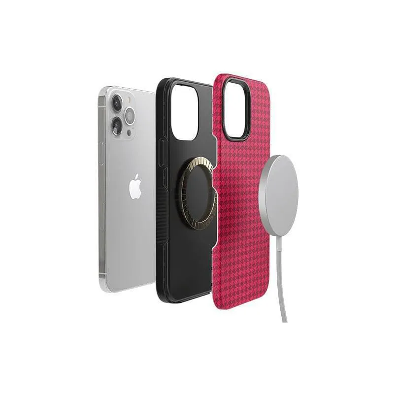 Trending Now Best Dressed | Red Houndstooth Case  Stylish & Comfortable