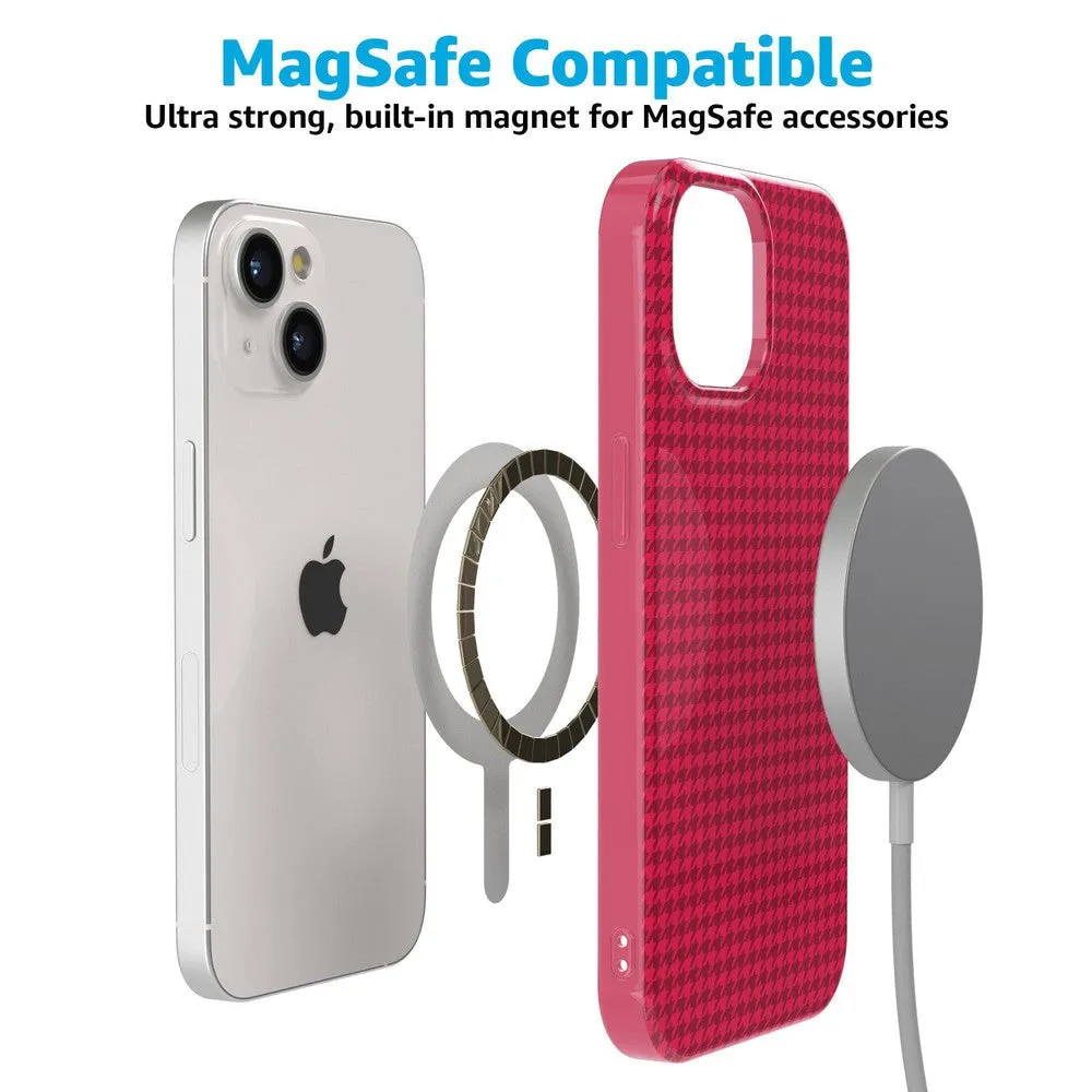 Trending Now Best Dressed | Red Houndstooth Case  Stylish & Comfortable
