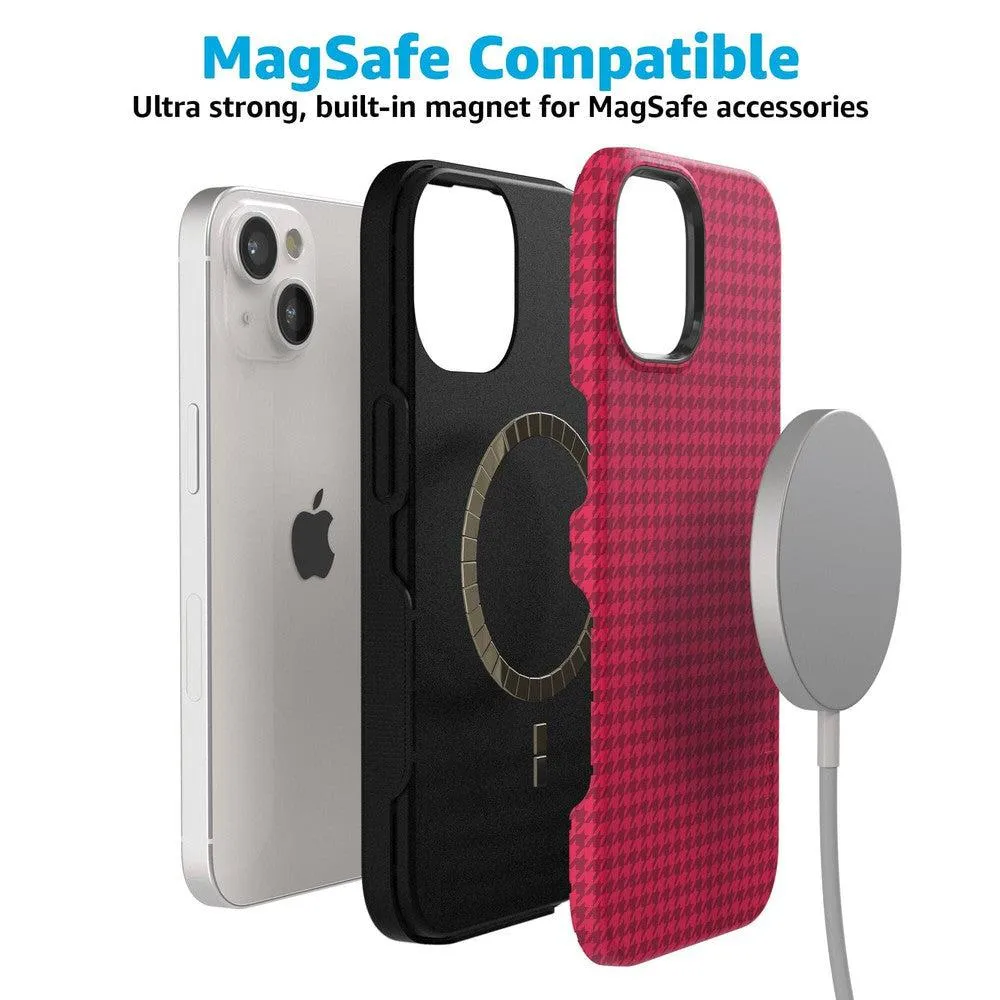 Trending Now Best Dressed | Red Houndstooth Case  Stylish & Comfortable