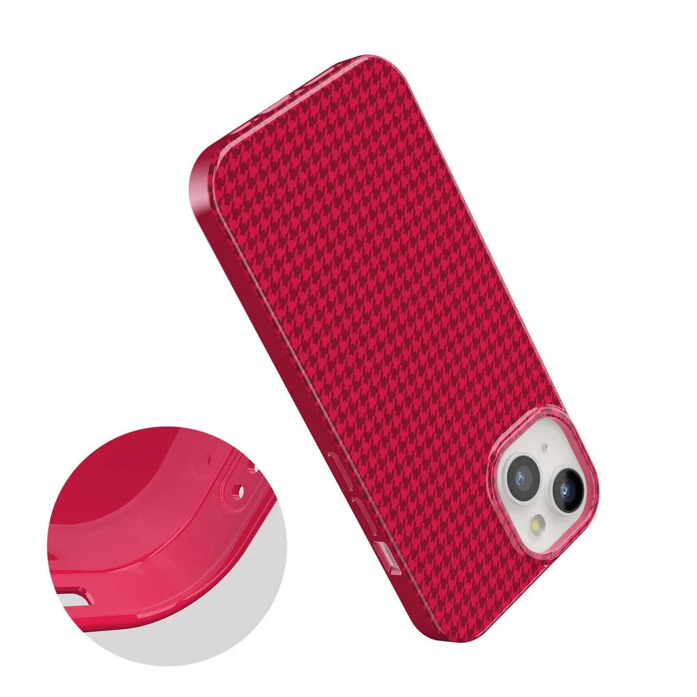 Trending Now Best Dressed | Red Houndstooth Case  Stylish & Comfortable