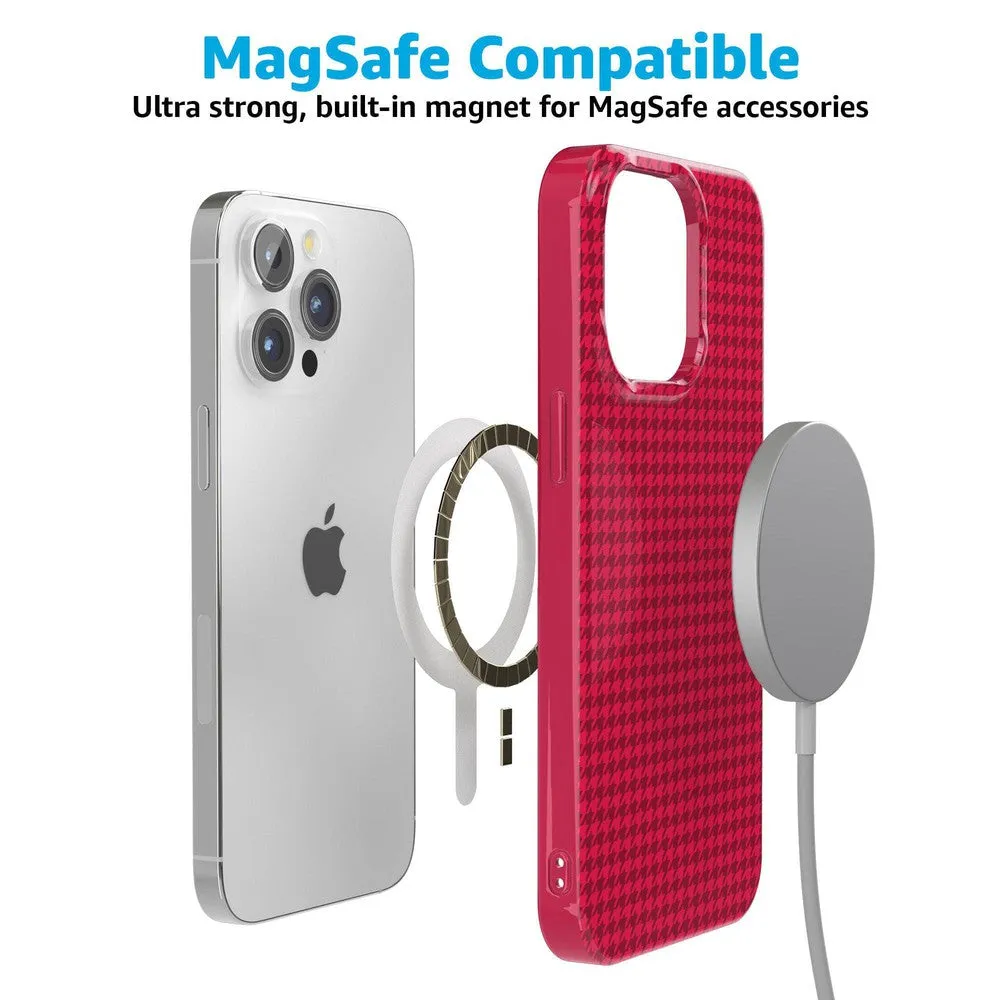 Trending Now Best Dressed | Red Houndstooth Case  Stylish & Comfortable