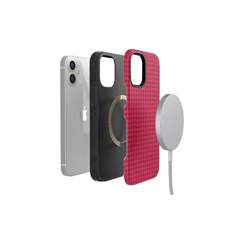 Trending Now Best Dressed | Red Houndstooth Case  Stylish & Comfortable