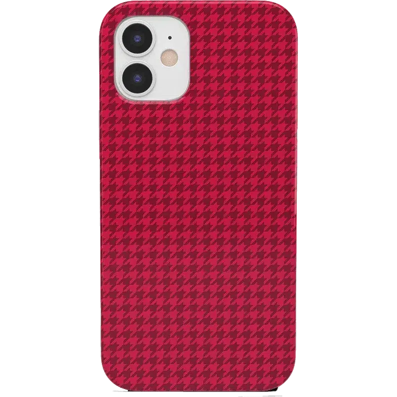Trending Now Best Dressed | Red Houndstooth Case  Stylish & Comfortable