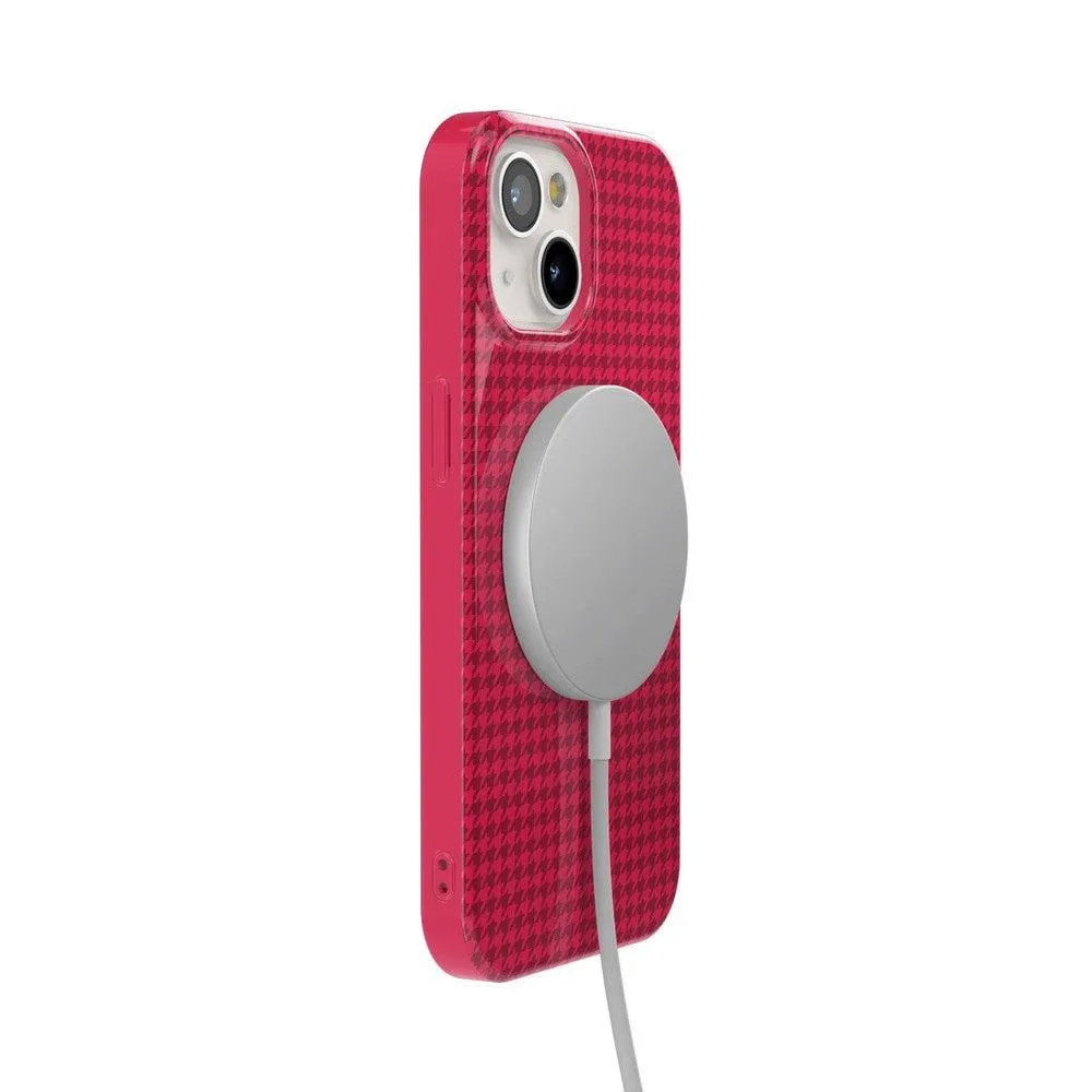 Trending Now Best Dressed | Red Houndstooth Case  Stylish & Comfortable
