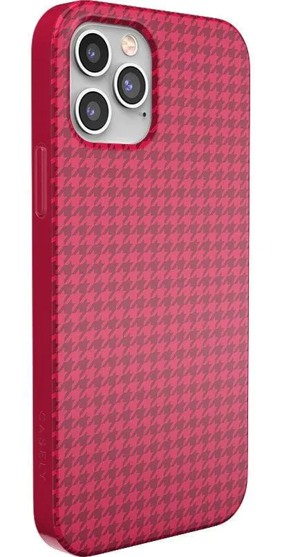 Trending Now Best Dressed | Red Houndstooth Case  Stylish & Comfortable