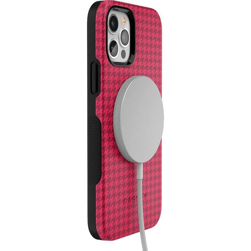Trending Now Best Dressed | Red Houndstooth Case  Stylish & Comfortable