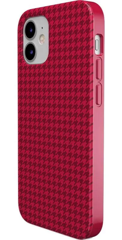 Trending Now Best Dressed | Red Houndstooth Case  Stylish & Comfortable